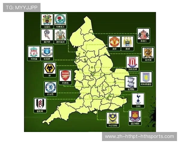 英超球队分布图：各球队所在城市与区域分析